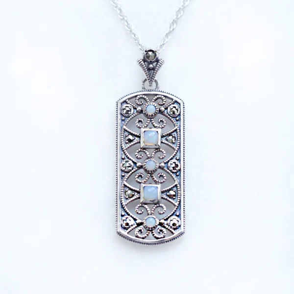 【Made in Japan】 SV系列 蛋白石及磁鐵礦吊墜